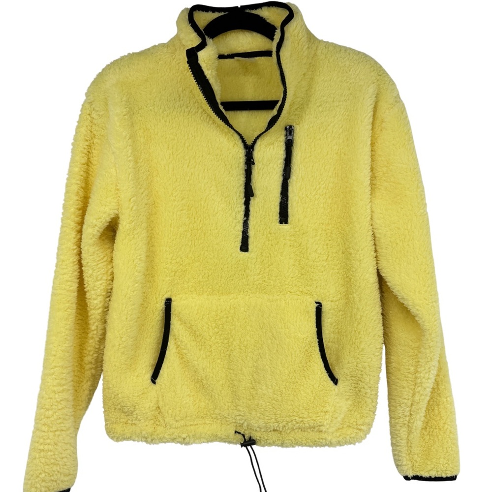 No Boundaries Yellow Fleece Pullover